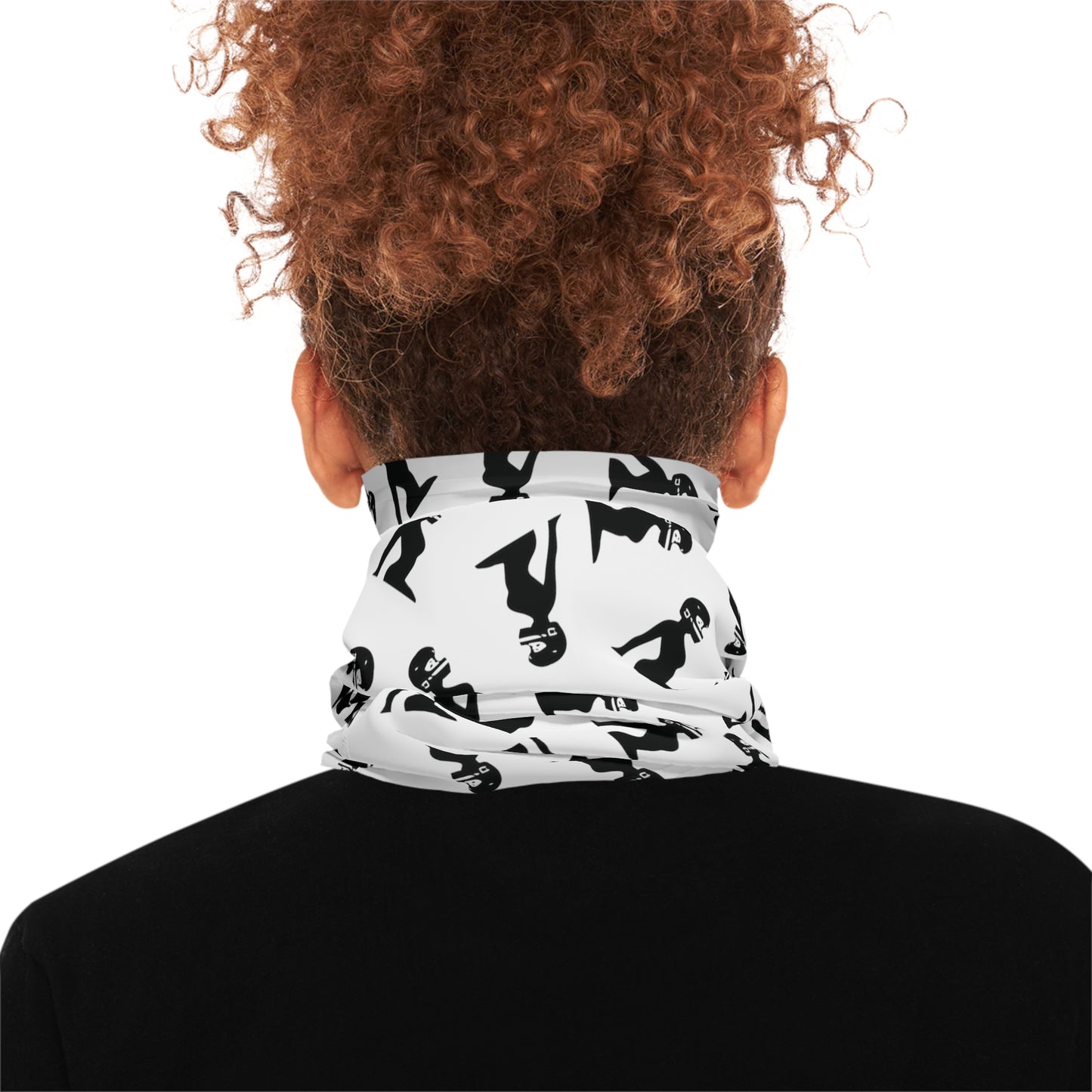 BCoI Splatter Neck Gaiter in White