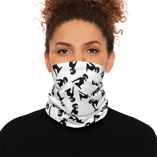 BCoI Splatter Neck Gaiter in White