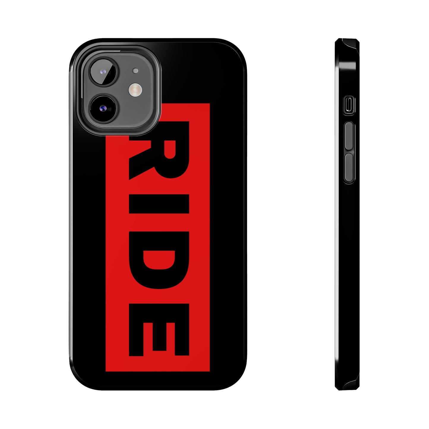 iPhone 12 RIDE Phone Case in Black