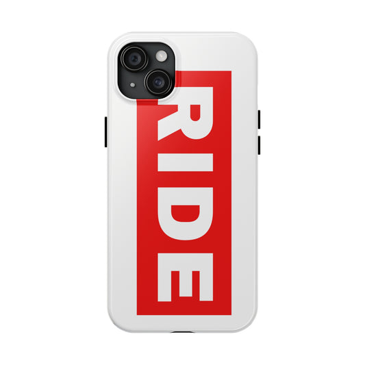 iPhone 15 Plus RIDE Phone Case in White