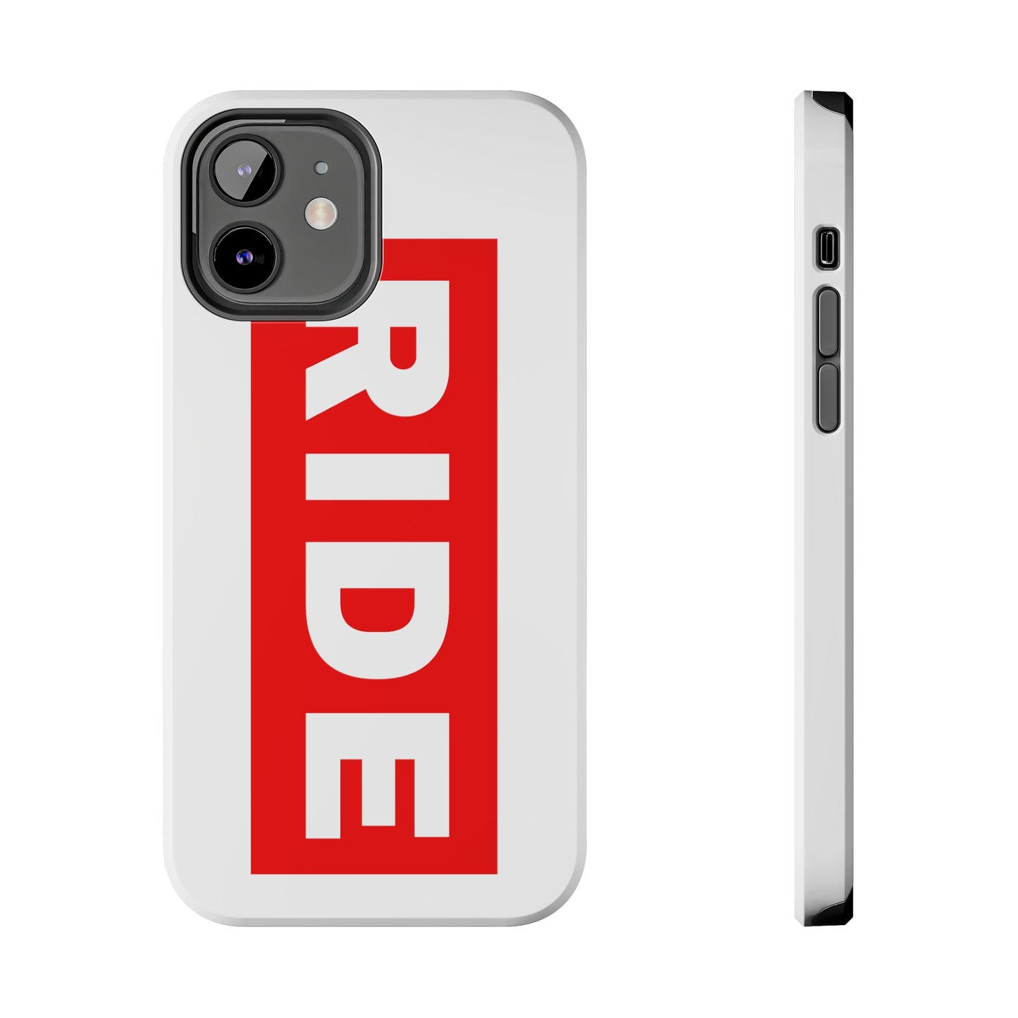 iPhone 12 RIDE Phone Case in White