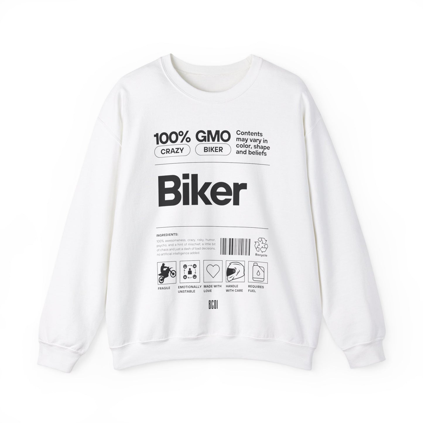 Biker Label Unisex Sweatshirt