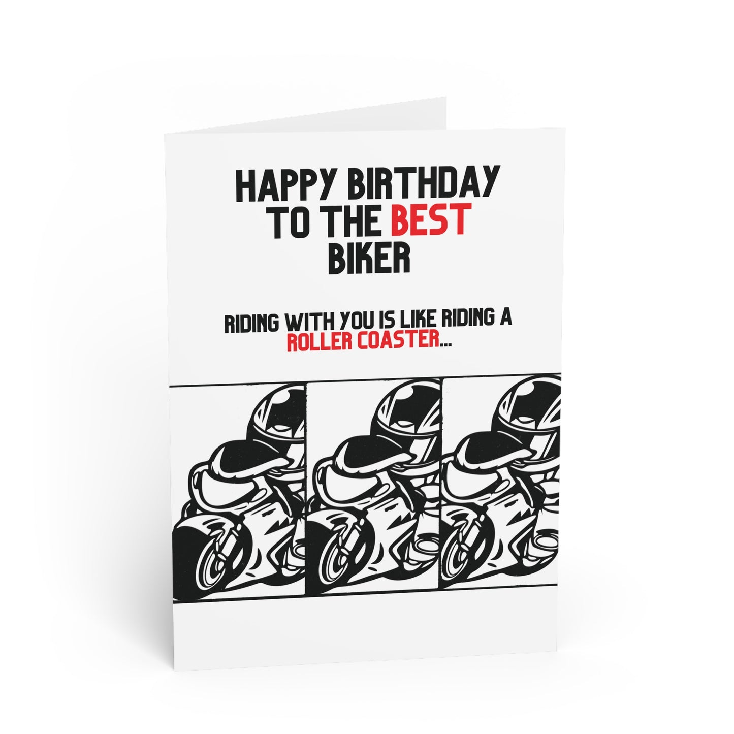 Like A Roller Coaster Birthday Card