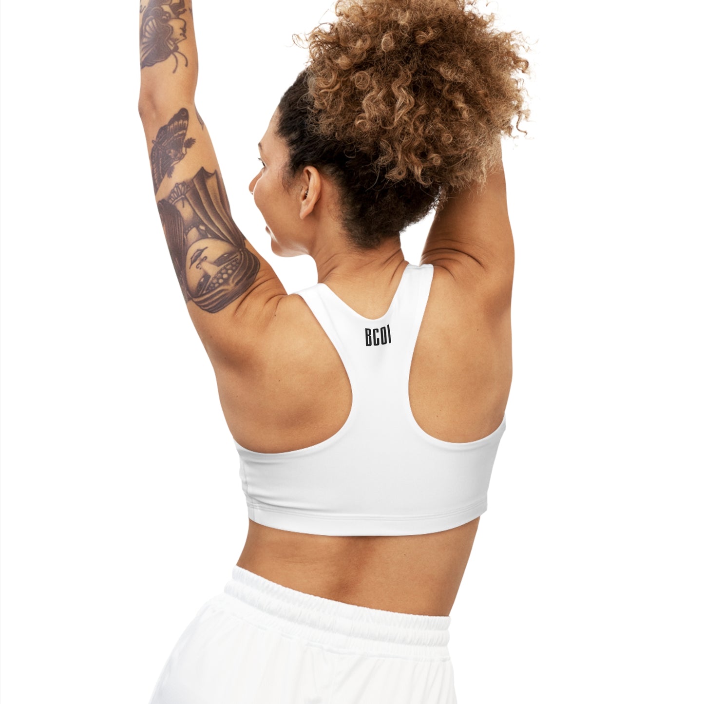 RIDE Seamless Sports Bra - White