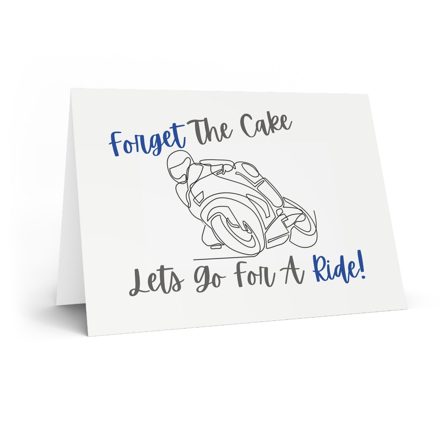 Forget The Cake Birthday Card