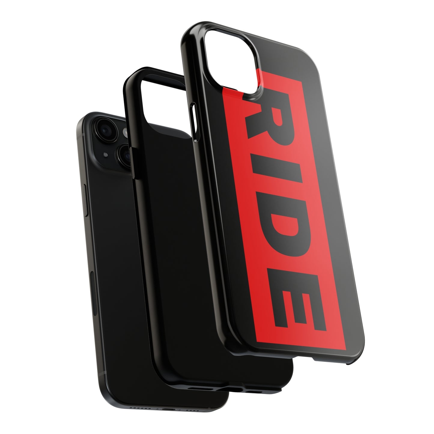 iPhone 15 Plus RIDE Phone Case in Black