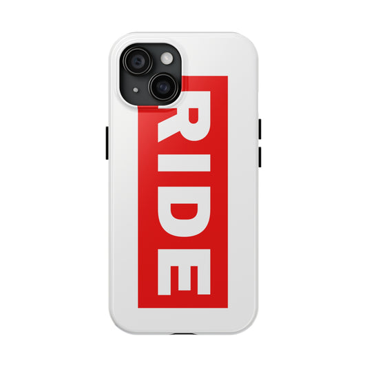 iPhone 15 RIDE Phone Case in White