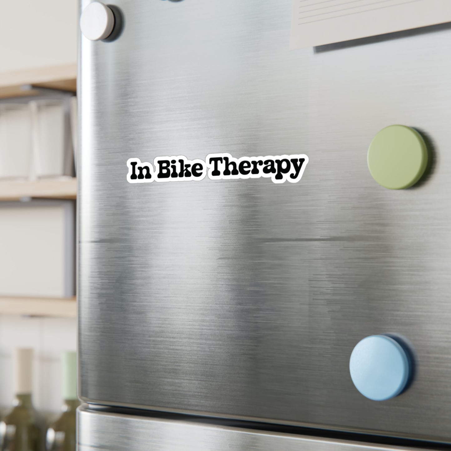 In Bike Therapy Vinyl Decal