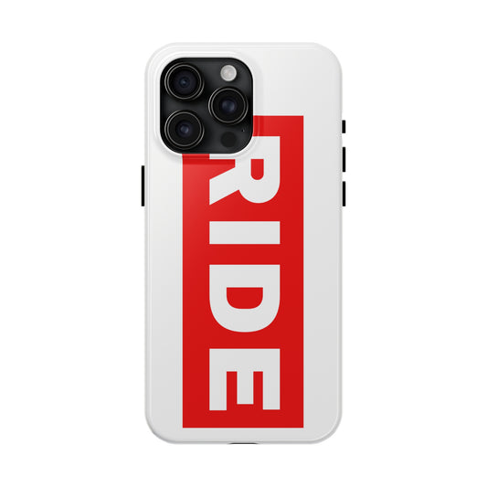 iPhone 15 Pro Max RIDE Phone Case in White